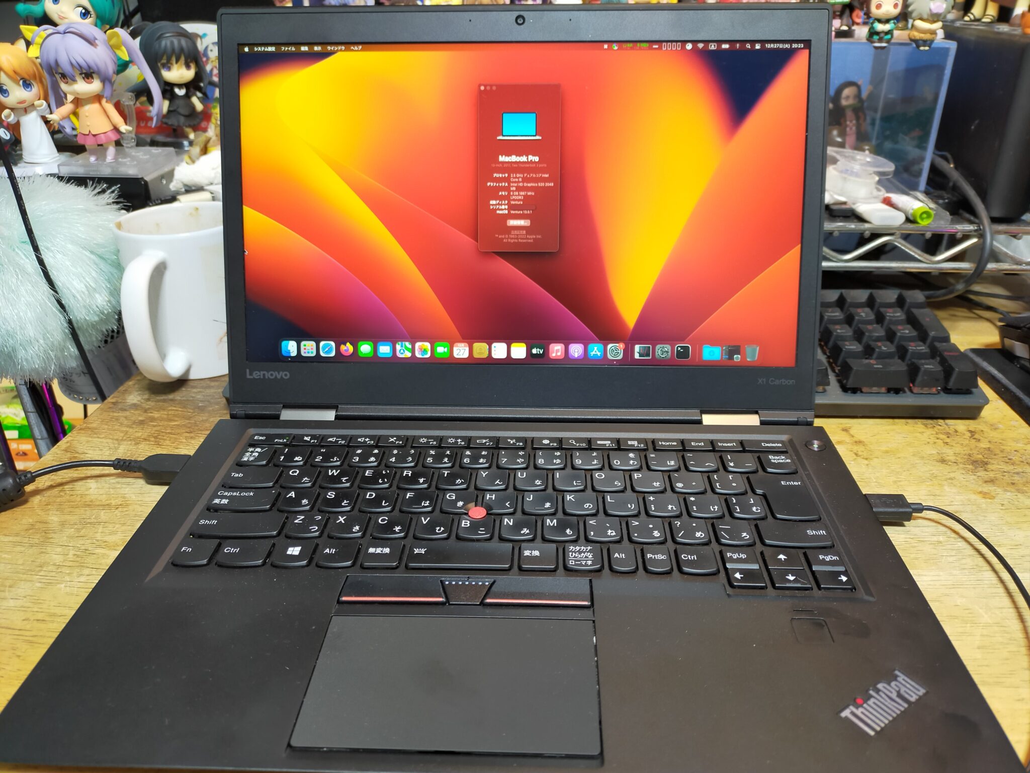 ThinkPad X1 Carbon 4th GenへのVenturaのインストール成功:Successful Installation Of ...